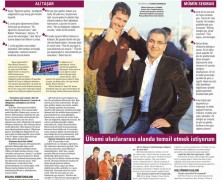 “AZİMLİ ALİ” SABAH GAZETESİNDE